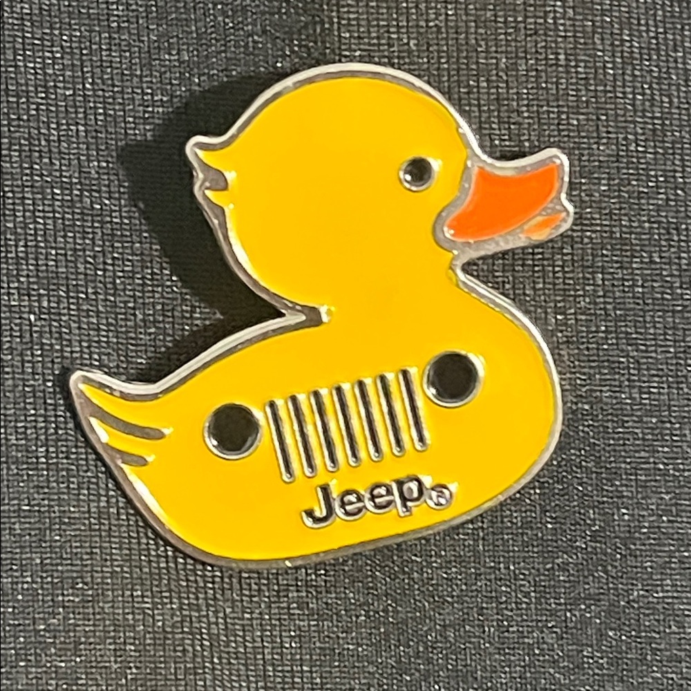 Jeep Yellow Duck Pin/Brooch